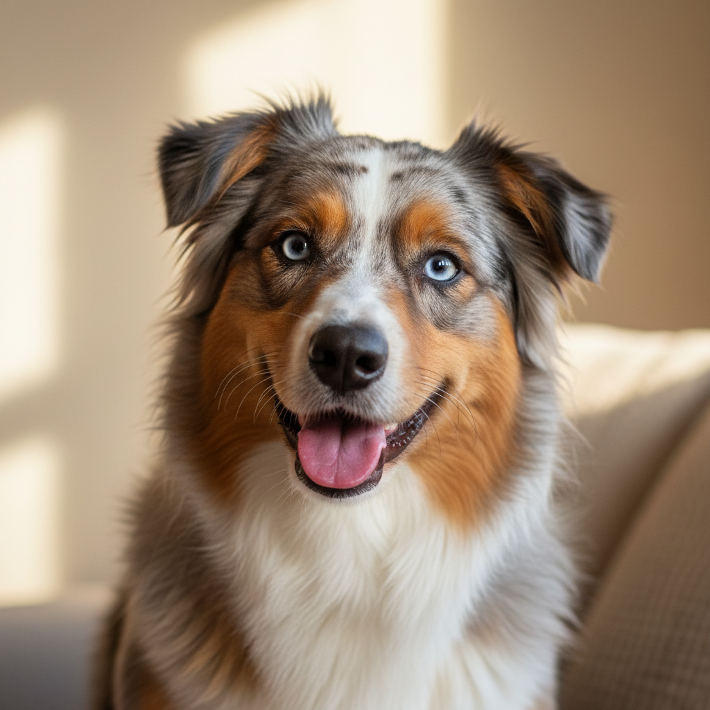 Miniature Australian Shepherd dog