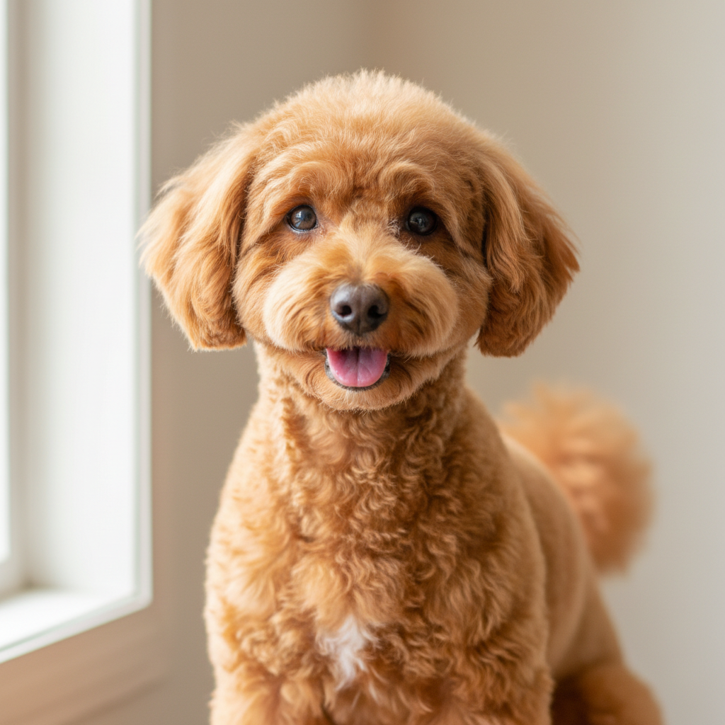 Miniature Poodle dog
