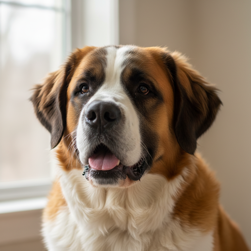Saint Bernard dog