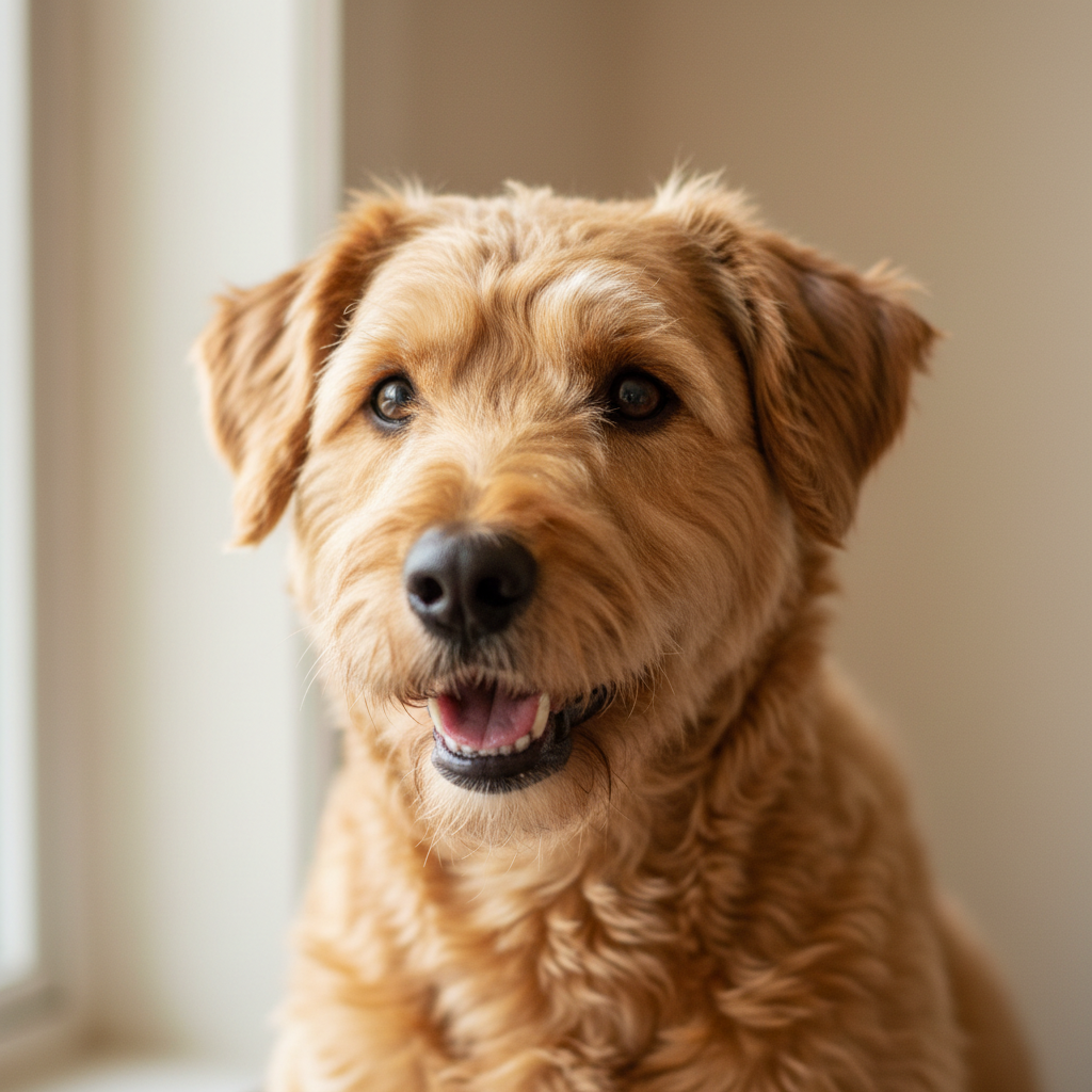 Soft Coated Wheaten Terrier dog